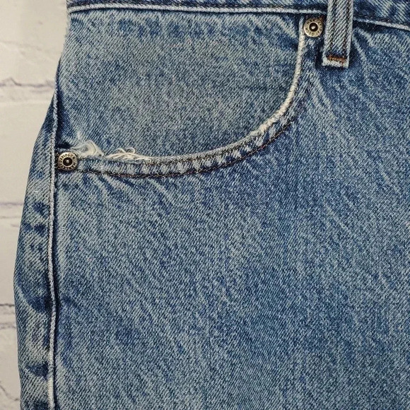 Harley Davidson Genuine Motorclothes Blue Straight Leg Jeans Mens Zip Size 36x32 - Picture 9 of 14